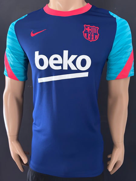 2020-2021 FC Barcelona Training Shirt Top Pre Owned Size S
