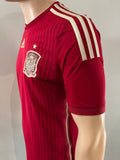 2014 Spain National Team Player Issue Home Shirt Adizero Pre Owned Size M Fitted