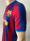 2009-2010 FC Barcelona Home Shirt Xavi LFP Pre Owned Size M