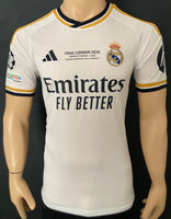 2023-2024 Real Madrid Home Shirt Final Wembley Toni Kroos Farewell Champions League NEW BNWT Multiple Sizes