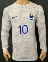 2022-2023 France National Team Long Sleeve Away Shirt Mbappé Mint Condition Size L