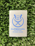 2024 Supercopa de España FC Barcelona Official Set of Badges Player Issue Textprint