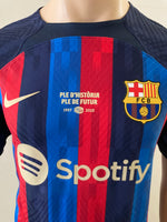 2022-2023 FC Barcelona Player Issue Home Shirt Jordi Alba Farewell La Liga BNWT Multiple Sizes