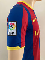 2010-2011 FC Barcelona Home Shirt Pedro Rodríguez LFP Pre Owned Size S