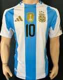 2024-2025 Argentina National Team Home Shirt Player Issue Authentic Lionel Messi World Cup Qualifiers World Champions Patches New BNWT Size M