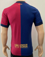 2024-2025 Barcelona Home Shirt Player Issue Authentic Spotify New