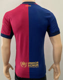 2024-2025 Barcelona Home Shirt Player Issue Authentic Spotify New