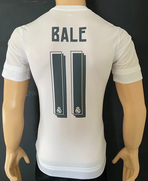 2015-2016 Real Madrid CF Home Shirt Bale Pre Owned WCC 2014 La Liga Fair Size S