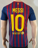 2011-2012 FC Barcelona Home Shirt Lionel Messi LaLiga Pre Owned Size S