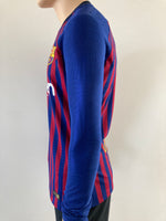 2018-2019 Barcelona Home Shirt Player Issue Champions Kitroom Long Sleeve New BNWT Size Small