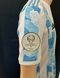 2020-2021 Argentina National Team Home Shirt Player Issue Kitroom Lionel Messi Copa America Final MDT New BNWT Size 6