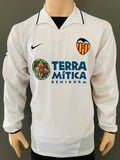 2002 2003 Valencia Home Shirt Mista 20 Champions Kitroom Player Issue Pre Owned Size M