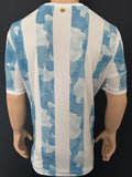 2021-2022 Argentina National Team Home Shirt Player Issue Kitroom Mint Size 12