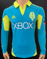 2012 Seattle Sounders Long Sleeve Third Shirt Player Issue MLS Size S