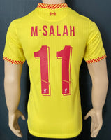 2021-2022 LIverpool FC Third Shirt Salah Pre Owned Size S