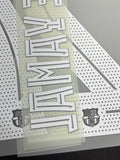 2023 2024 Barcelona FC LAMINE YAMAL 27 Third Shirt Name Set and Number Player Issue UCL/Copa del Rey Adult Size TextPrint