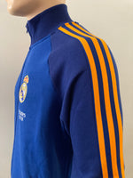 2021-2022 Real Madrid Jacket Pre Match Kitroom Player Issue Pre Owned Size M