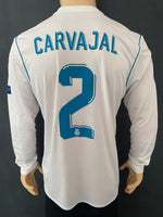 2017 - 2018 Real Madrid Final Kiev Champions Carvajal Adidas Climacool long sleeve (M)