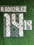 2026-2027 Mexico National Team Home Name Set and Number Armando Gonzalez Player Issue Canton Merchandising