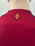 2023-2024 FC Barcelona Home Jacket Player Issue Kitroom with Pockets Pre Owned Size M