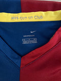 2006 2007 Barcelona Home Shirt RONALDINHO 10 Long Sleeve Kitroom Player Issue Size S