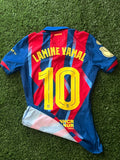2025-2026 FC Barcelona Fourth Shirt Lamine Yamal Player Issue Kitroom Copa del Rey Size M