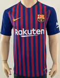 2018-2019 FC Barcelona Home Shirt Messi La Liga BNWT Size M