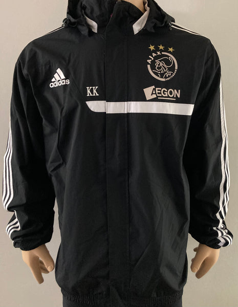 2013-2014 Ajax Windbreaker Pre Owned Player Issue Kitroom Size XL