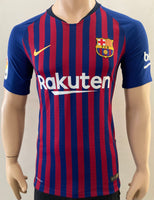 2018-2019 FC Barcelona Player Issue Home Shirt Riqui Puig La Liga Pre Owned Size S