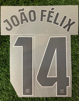 2023-2024 João Félix FC Barcelona Third kit Name Set and Number La Liga Version Textprint Adult Size