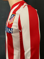 2012-2013 Atlético de Madrid Long Sleeve Home Signed Shirt Falcao Kitroom Player Issue Pre Owned Size M