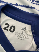 2020 2021 Real Madrid Adidas Aeroready Player Issue Pre-Match Shirt Vini Jr Size M