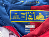 2008-2009 FC Barcelona Home Shirt Carles Puyol Treble Pre Owned Size S