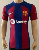 2023-2024 Barcelona Home Shirt Lamine Yamal Player Issue Kitroom La Liga Size M