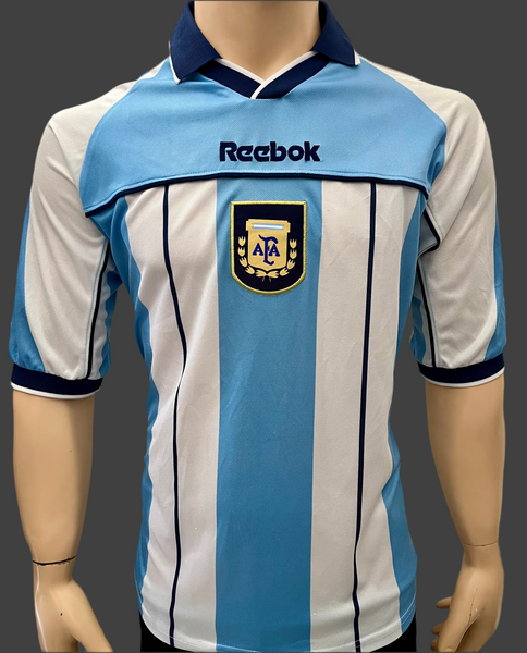 2000 Argentina Home Shirt Reebok  Hydromove Pre Owned Size M