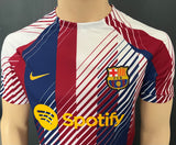2023-2024 FC Barcelona Away Pre Match Shirt Player Issue Kitroom Worn and Washed Multiple Sizes