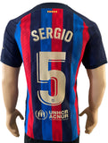 2022-2023 FC Barcelona Home Shirt Sergio Busquets Player Issue Authentic LaLiga BNWT Size M No Kueski No Aplazo
