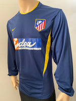 2003 2004 Atletico de Madrid Home Shirt Long Sleeve Size L