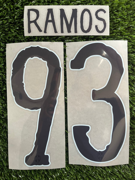 2025 Monterrey Away Name Set and Number Sergio Ramos World Club Cup Avery Dennison