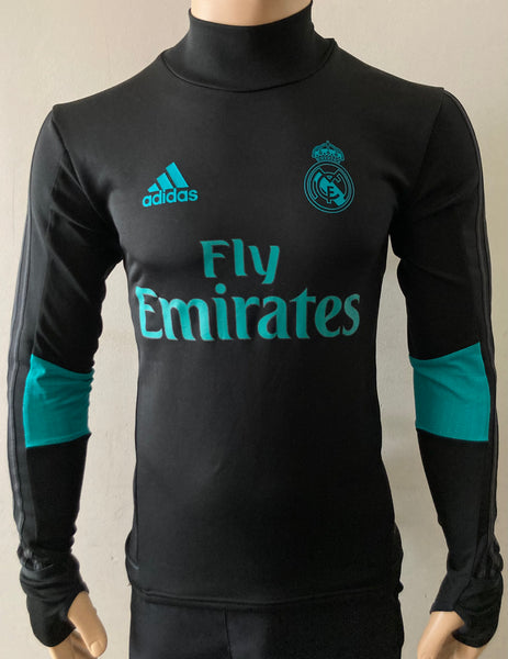 2017-2018 Real Madrid CF Training Top Kitroom Player Issue La Liga Pre Owned Size S
