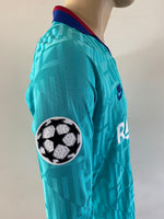 2019-2020 FC Barcelona Long Sleeve Third Shirt Griezmann Champions League Kitroom Player Issue Mint Condition Size M