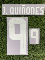 2024 Copa América Quiñones 9 Mexico National Team Home Name Set and Number DekoGraphics Adult Size