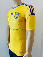 2012-2013 Ukraine Home Shirt Techfit Player Issue Authentic Euro New BNWT Size XL fitted