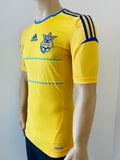 2012-2013 Ukraine Home Shirt Techfit Player Issue Authentic Euro New BNWT Size XL fitted