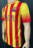 2013-2014 FC Barcelona Away Shirt Senyera Pre Owned Size M