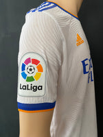2021-2022 Adidas Real Madrid CF La Liga Home Shirt Fede Valverde Kitroom Player Issue HEAT. RDY