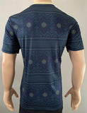 2023 Jamaica National Team Pre-Match Shirt Top Navy Pre Owned Size L