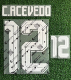 2026-2027 Mexico National Team Third GK Name Set and Number Carlos Acevedo Player Issue Canton Merchandising