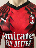 2023-2024 AC Milan Long Sleeve Home Shirt BNWT Multiple Sizes