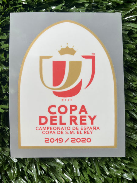2019-2020 King Cup Badge Player Issue Textprint Adult Size
